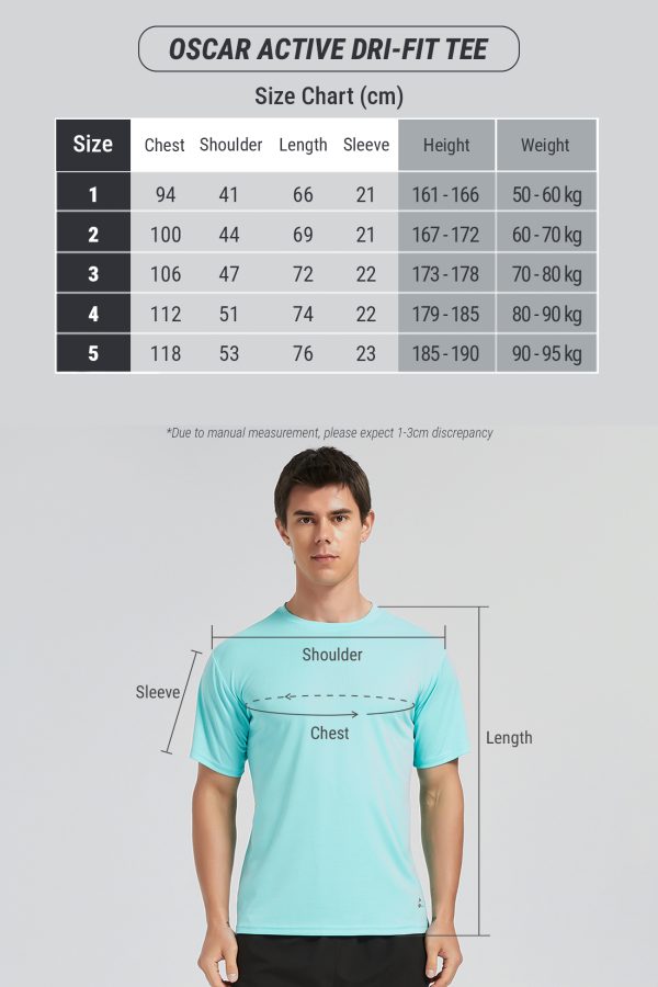 Oscar Active Quick Dry Tee // Mint - Image 10